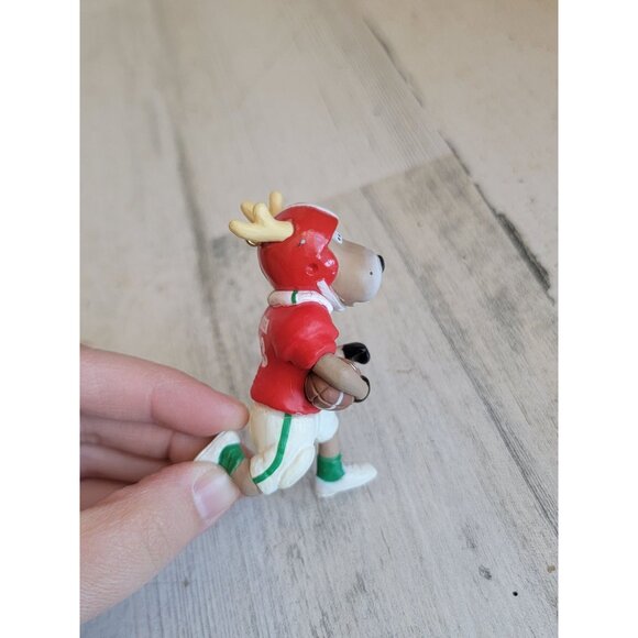 Hallmark Blitzen football 1992 ornament Xmas reindeer - Picture 4 of 6